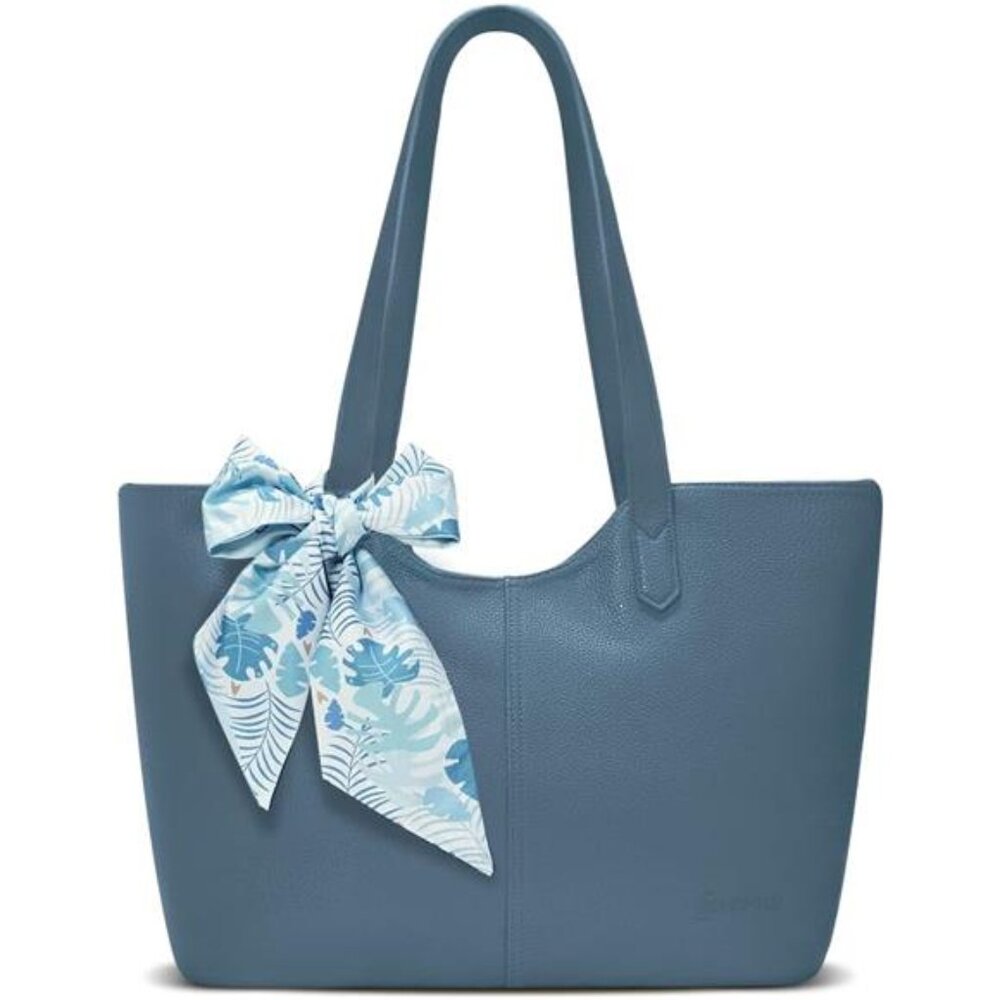 Womens Hobo Handbag Shoulder Bag Blue - Picture 1 of 6